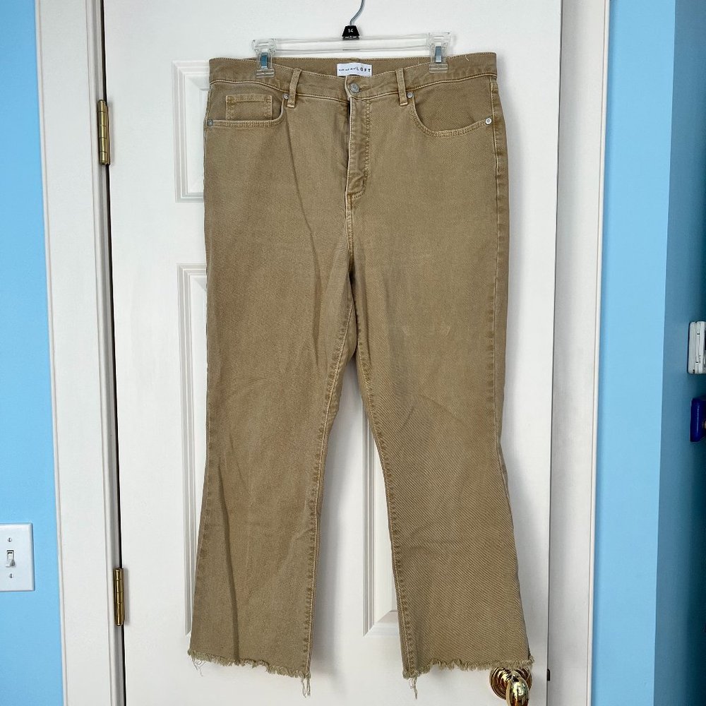 LOFT Kick Crop Jeans